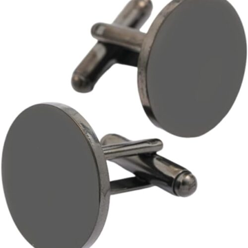 Blank Stainless Steel Cufflinks for Men