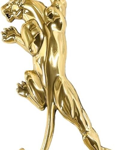Vintage Leopard Brooch Pin for Men