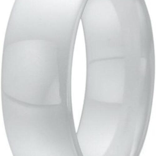 Ceramic Dome Ring for Men
