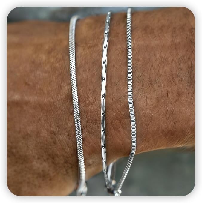 Magnetic Clasp Stainless Steel Bracelet for Men
