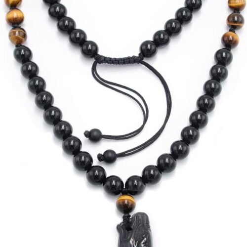 Wolf Tooth Natural Stone Necklace for Men