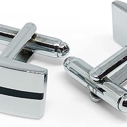 Classic Stainless Steel Cufflinks for Men