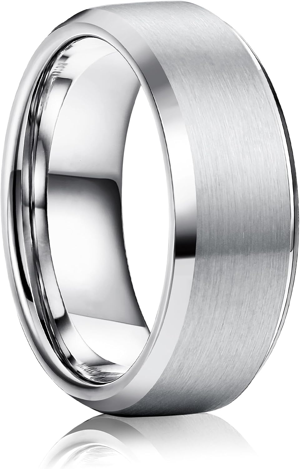 Stainless Steel Matte Wedding Ring for Men