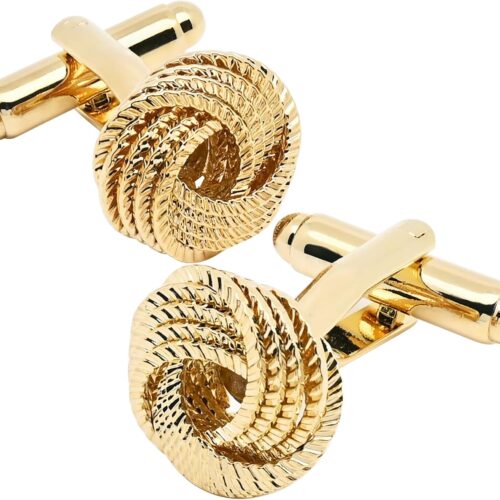 Twist Knot Cufflinks for Men