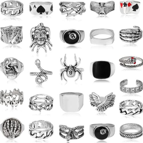 Punk Ring Set for Men