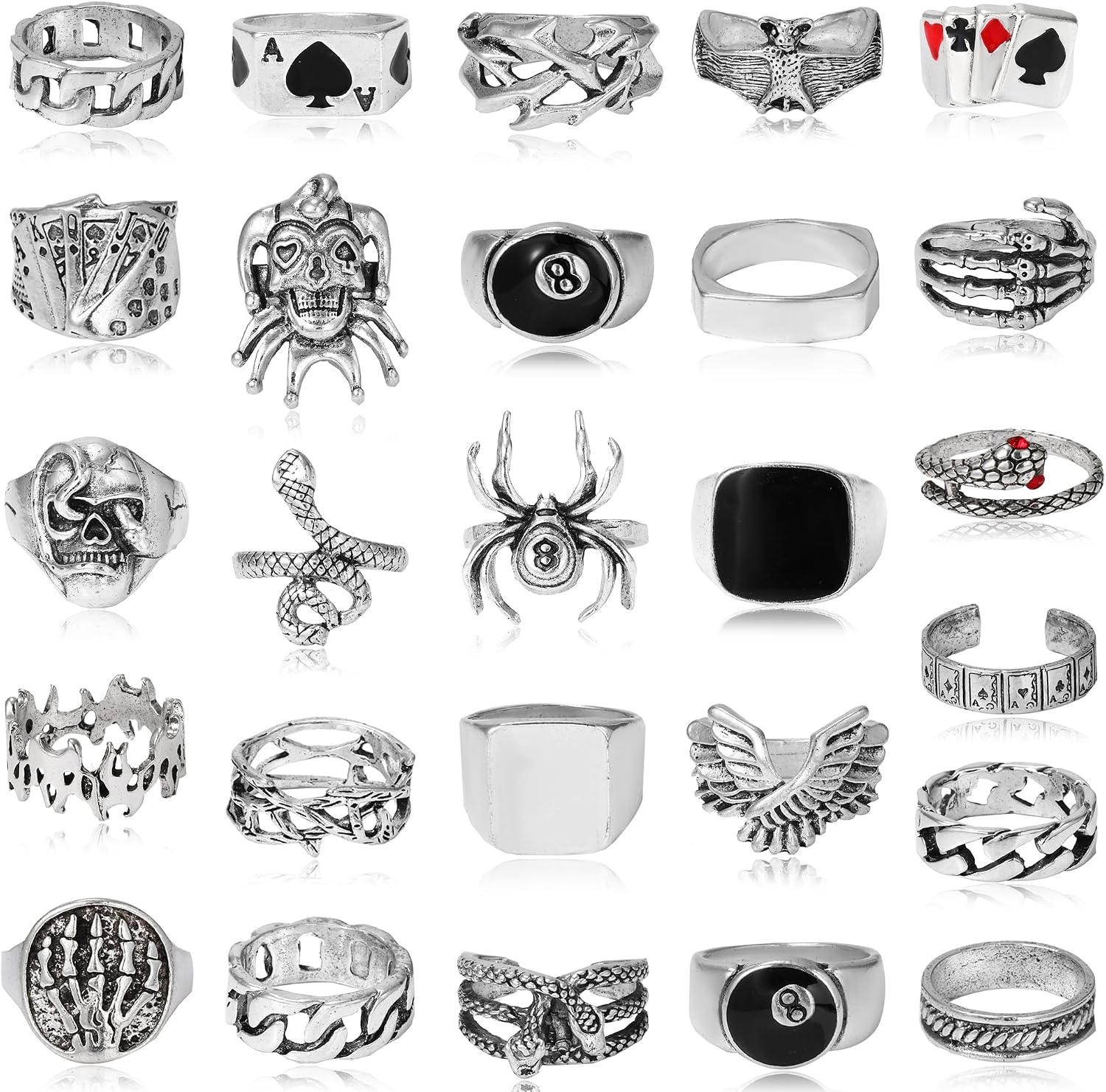 Punk Ring Set for Men