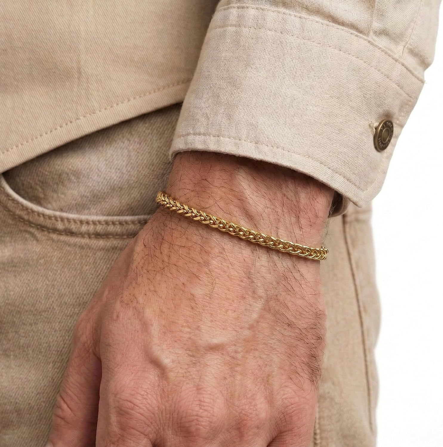 Natural Stone Beaded Bracelet Set for Men